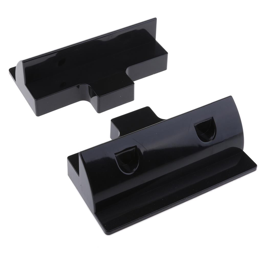 Solar Panel Short Side Mounting Brackets /Mounts for Motorhome Boat Black