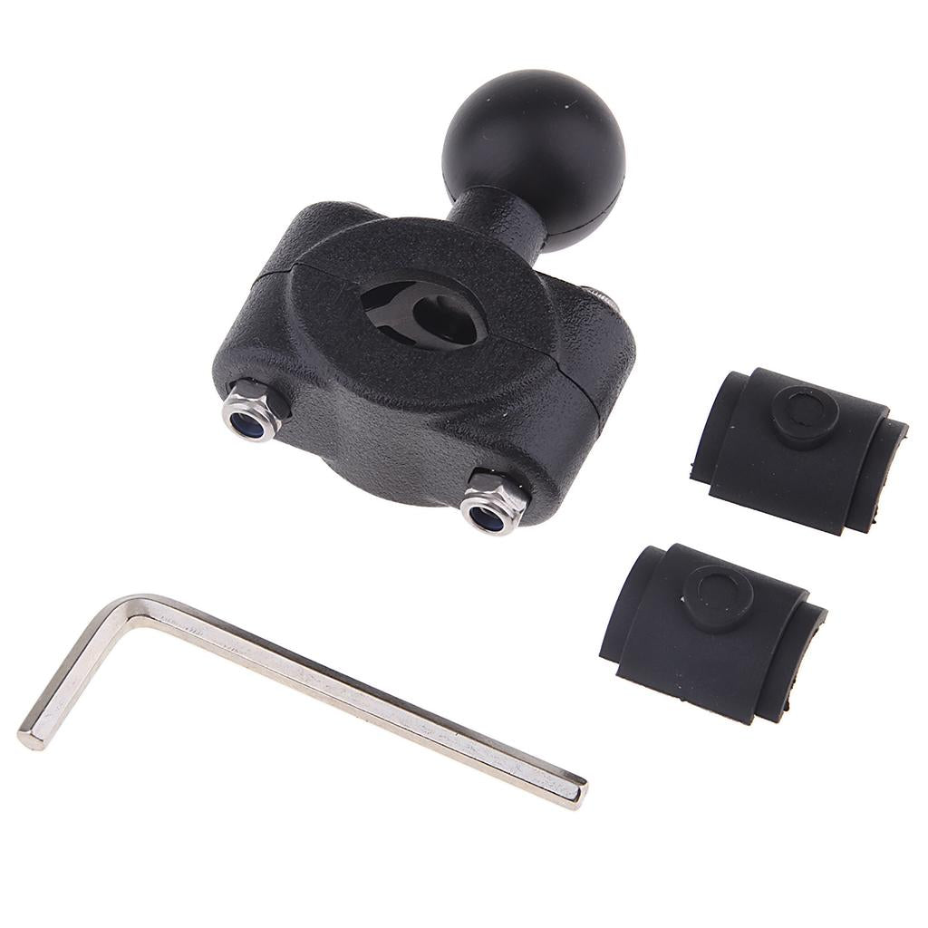 1" Ball (25mm) Adapter Clamp Motorcycle Rear View Mirror Mounts For Phone