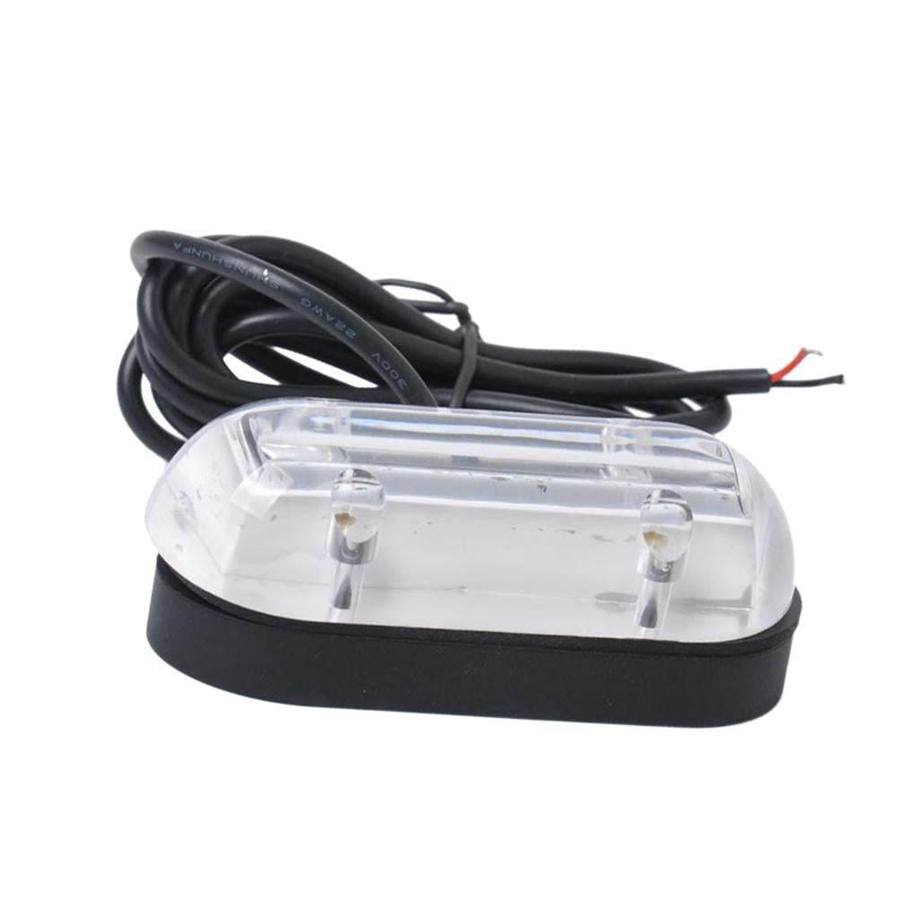12V  Waterproof 6 LED Marine Boat Underwater Blue Light Surface Mount