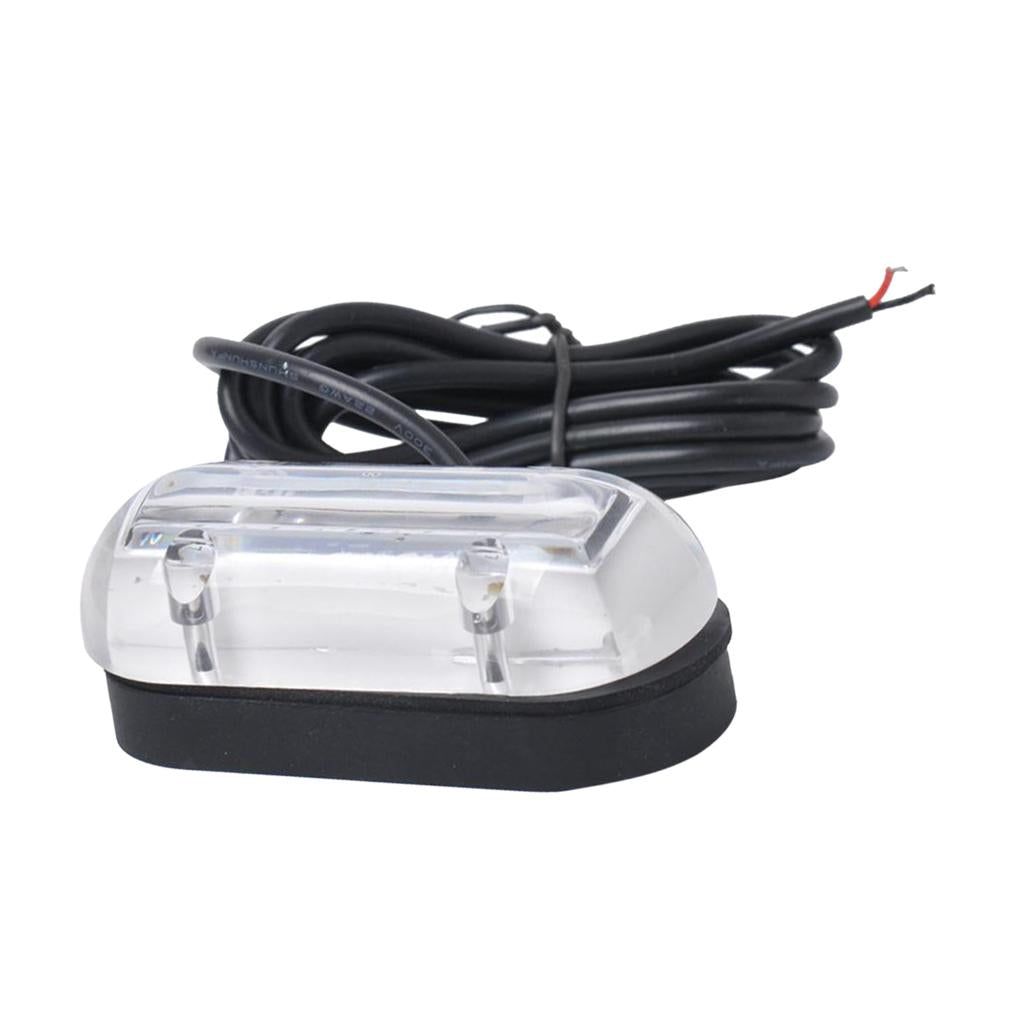 12V  Waterproof 6 LED Marine Boat Underwater Blue Light Surface Mount