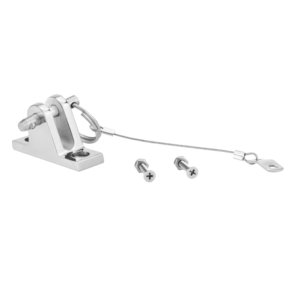 Stainless Steel Boat Bimini Top Fitting for Quick Release Pin and lanyard 