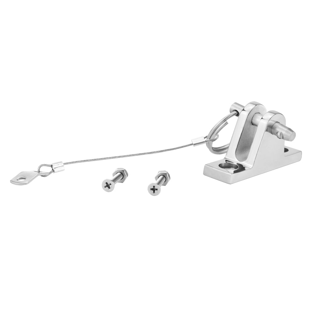 Stainless Steel Boat Bimini Top Fitting for Quick Release Pin and lanyard 