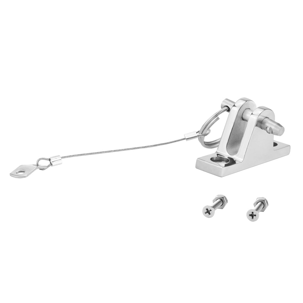 Stainless Steel Boat Bimini Top Fitting for Quick Release Pin and lanyard 