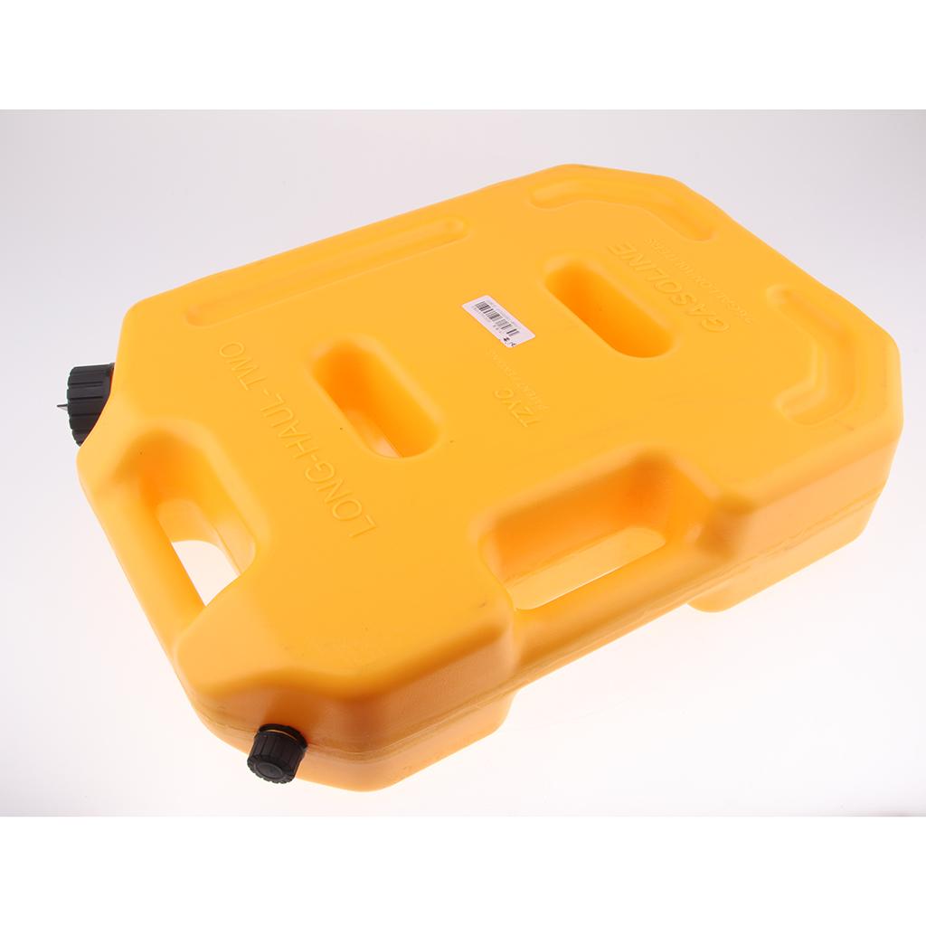 10L Portable Gasoline Gas Petrol Can ATV UTV Car Motorcycle Scooter Yellow