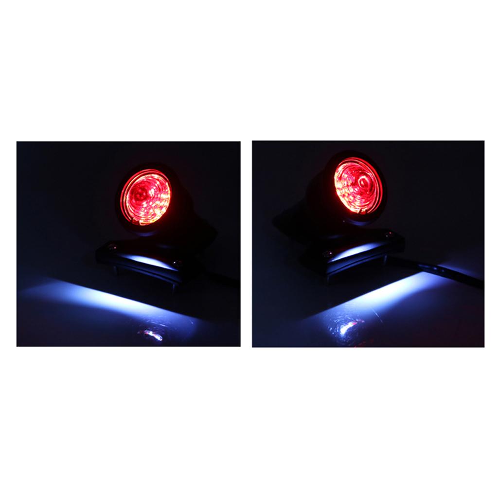 Motorcycle Retro LED Stop Taillight Rear Brake Light Fit for Harley SR400