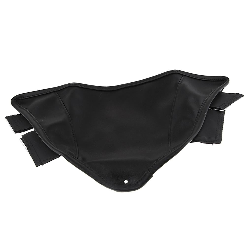 Black PU Leather Gas Fuel Tank Shield Bra Cover for Harley Night Rod 2007-09