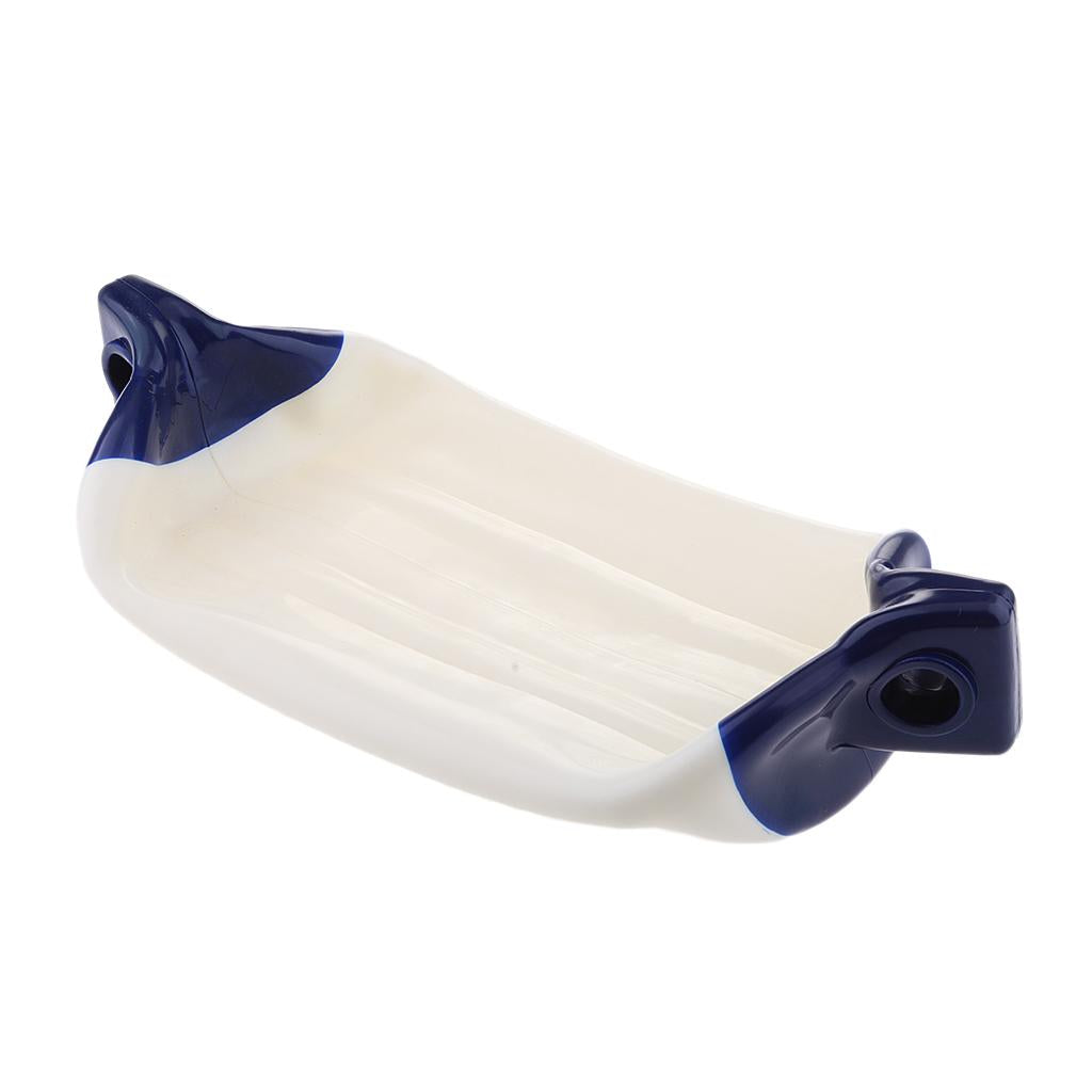 Marine Yacht Boat Fender White PVC Bumper Dock Shield Protection 68 x 21 cm