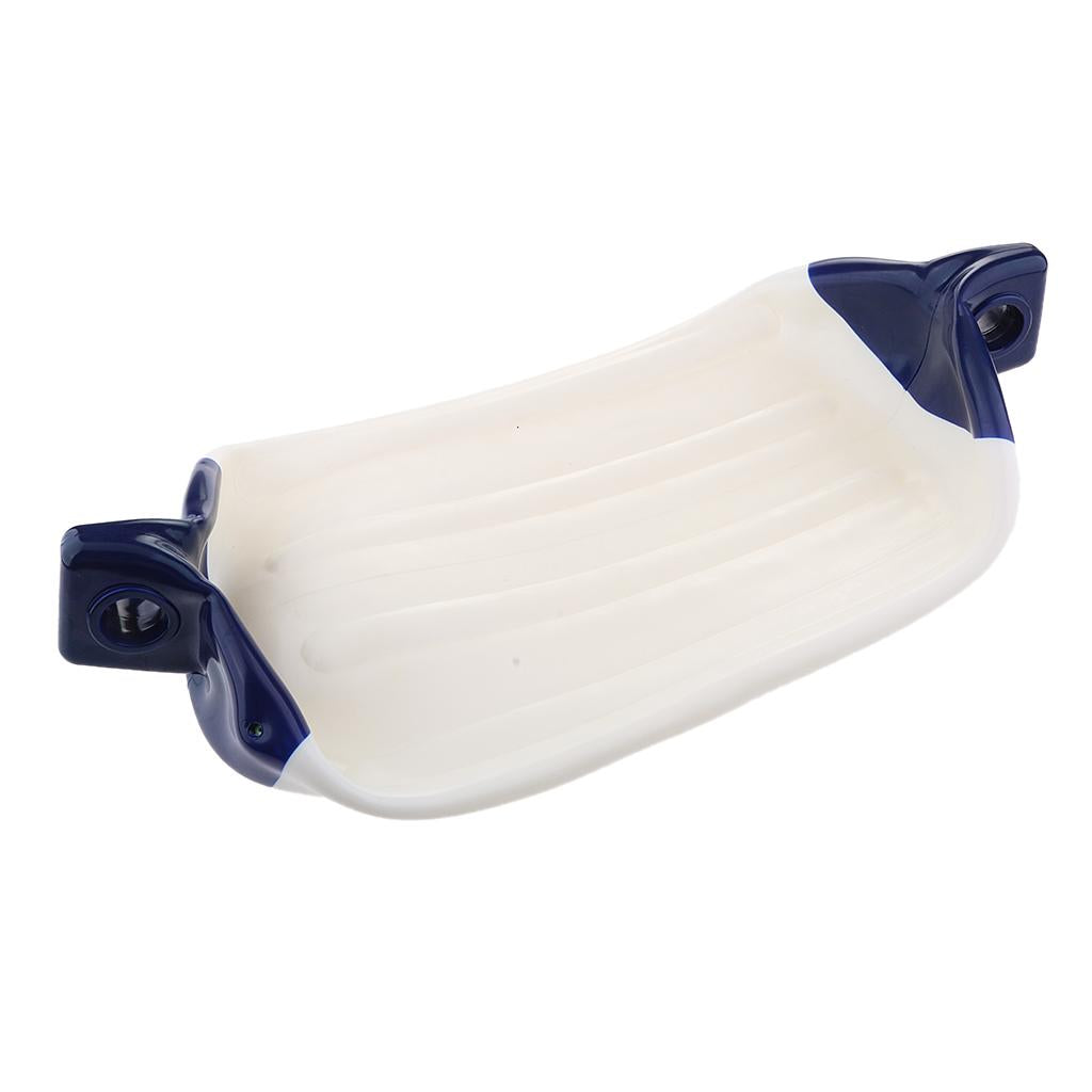 Marine Yacht Boat Fender White PVC Bumper Dock Shield Protection 68 x 21 cm