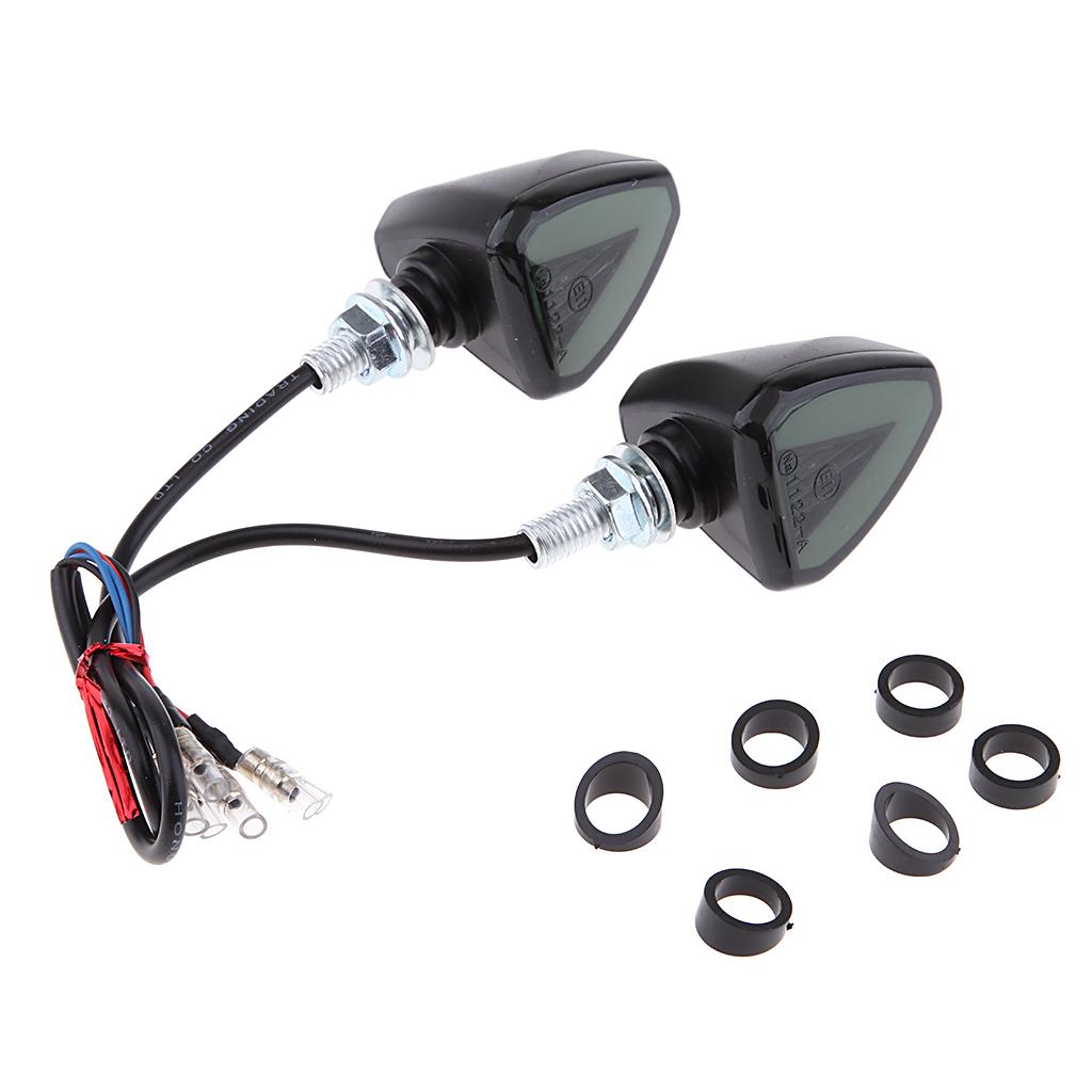 Universal LED Motorcycle Mini Turn Signal Indicator Light Blinker DRL