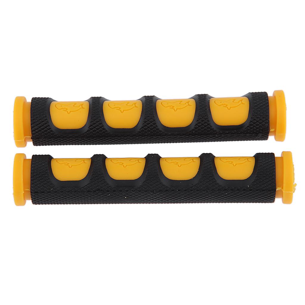1 Pair Motorcycle Brake / Clutch Lever Sleeves Nonslip Hand Grips Yellow