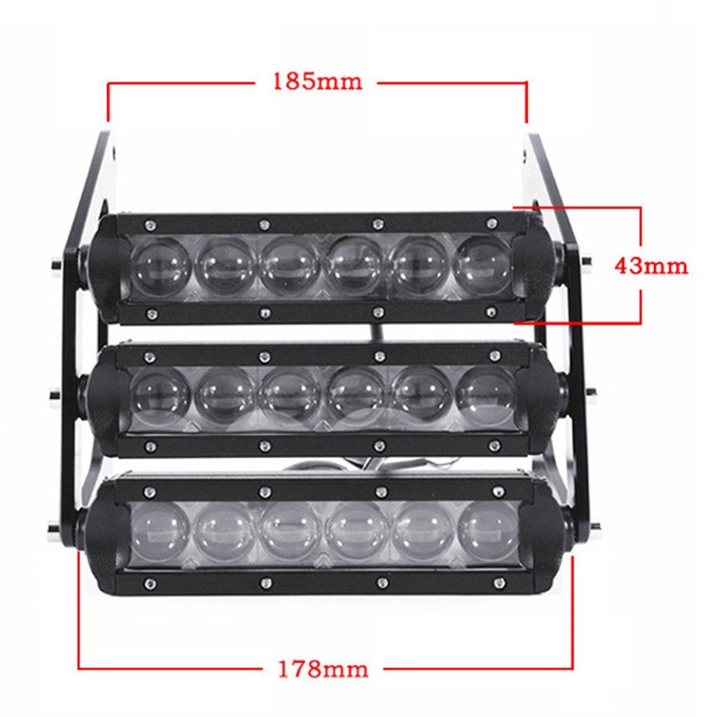 Motorcycle Three-tier LED Modified Headlights for Honda MSX125/125SF