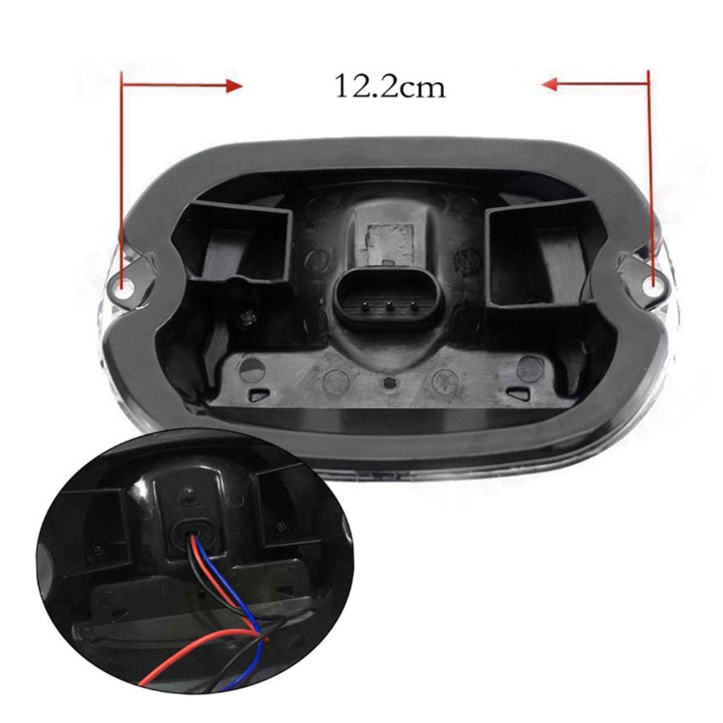 Motorcycle Brake Tail Light License Plate Lamp for   XL883/1200 Clear