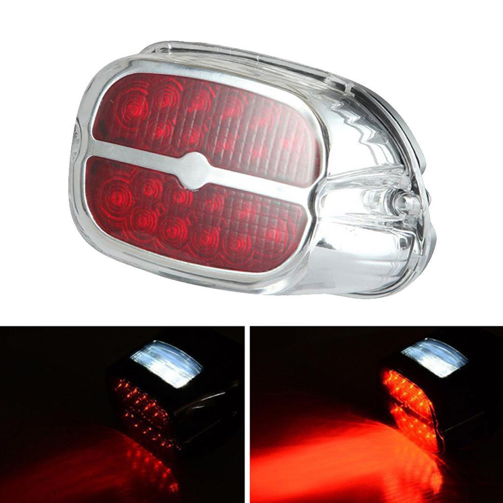 Motorcycle Brake Tail Light License Plate Lamp for   XL883/1200 Clear