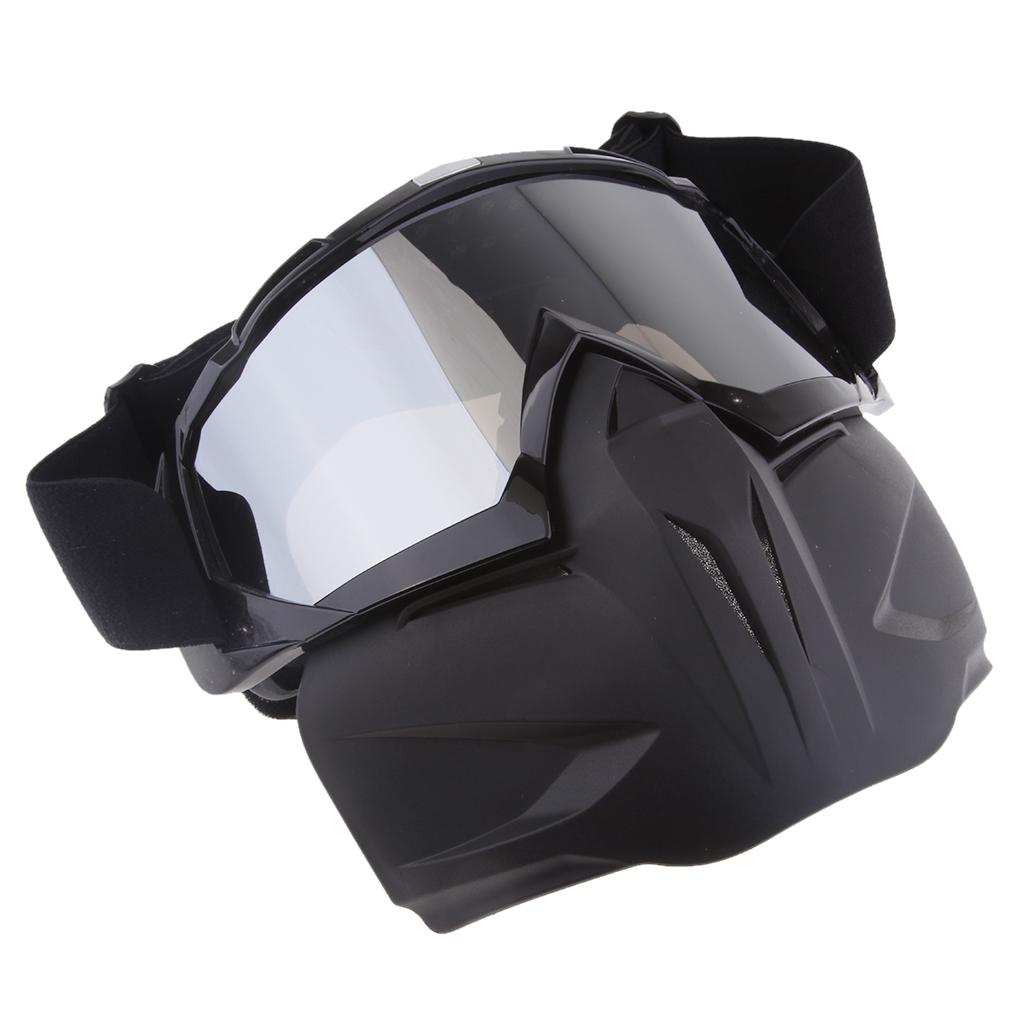 Outdoors Snowmobile Snowboard Goggles for Detachable Face Mask Windproof