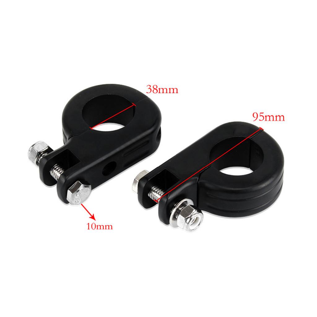 Motorcycle 38mm Engine Bar Highway Foot Peg Mount Clamp for Harley Chrome