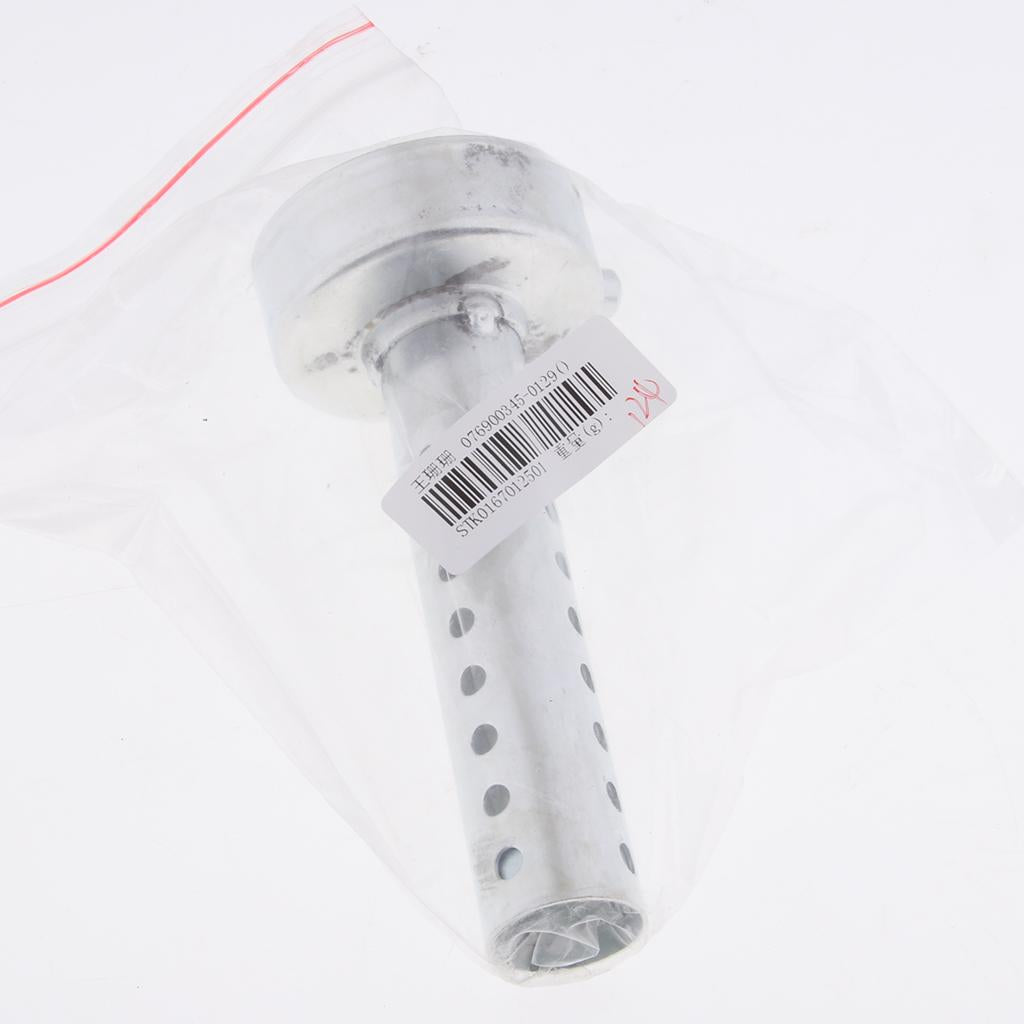 Motorcycle Tail Exhaust Can Pipe Baffle Muffler Silencer DB Killer Noise Sound Eliminator 60mm Silver
