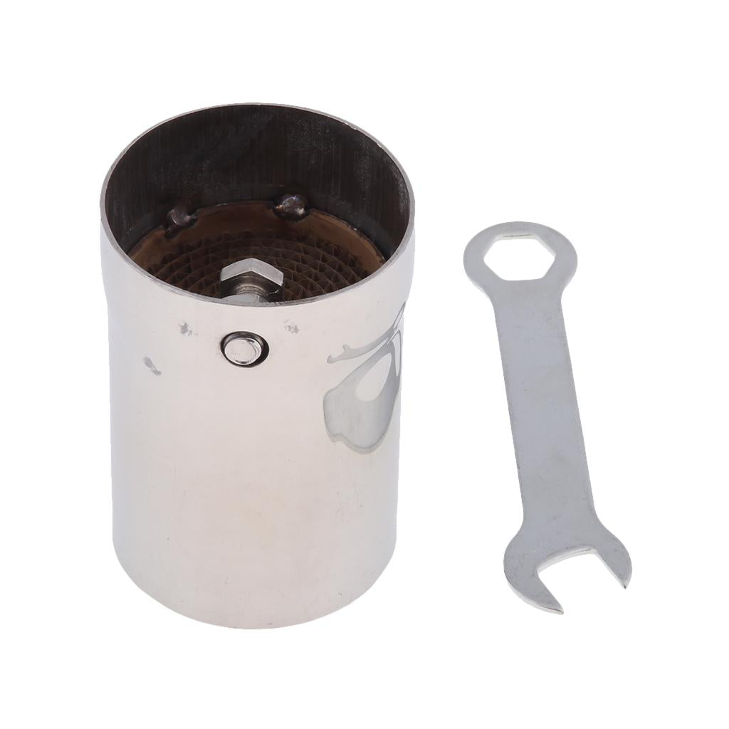 48mm Universal Motorcycle Exhaust Pipe Can DB Killer Silencer Muffler Baffle