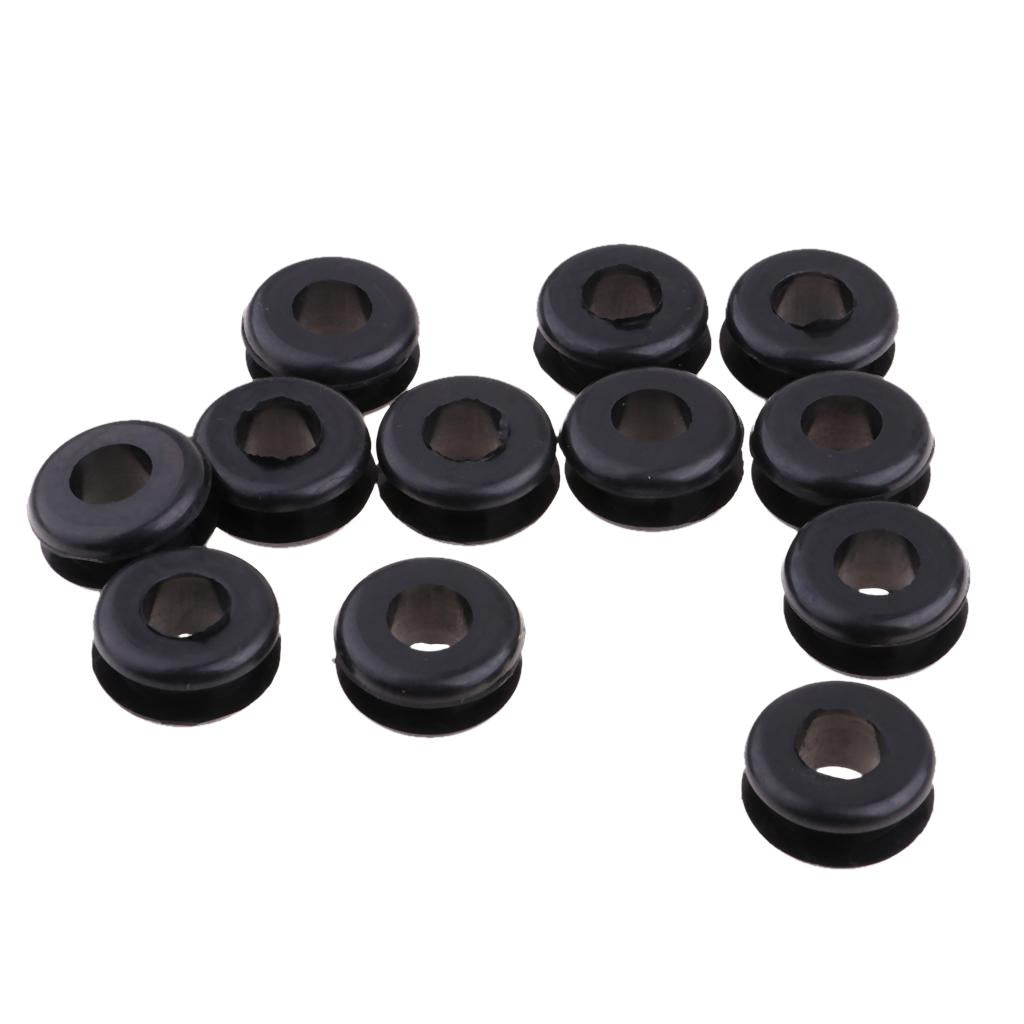 Flatside Rubber Gas Fuel Tank Mounts Pack for Harley Softail 1984-1999 