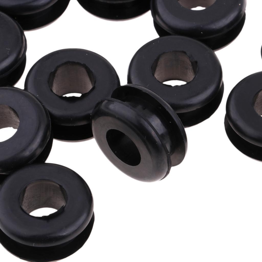 Flatside Rubber Gas Fuel Tank Mounts Pack for Harley Softail 1984-1999 