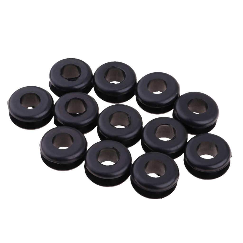 Flatside Rubber Gas Fuel Tank Mounts Pack for Harley Softail 1984-1999 