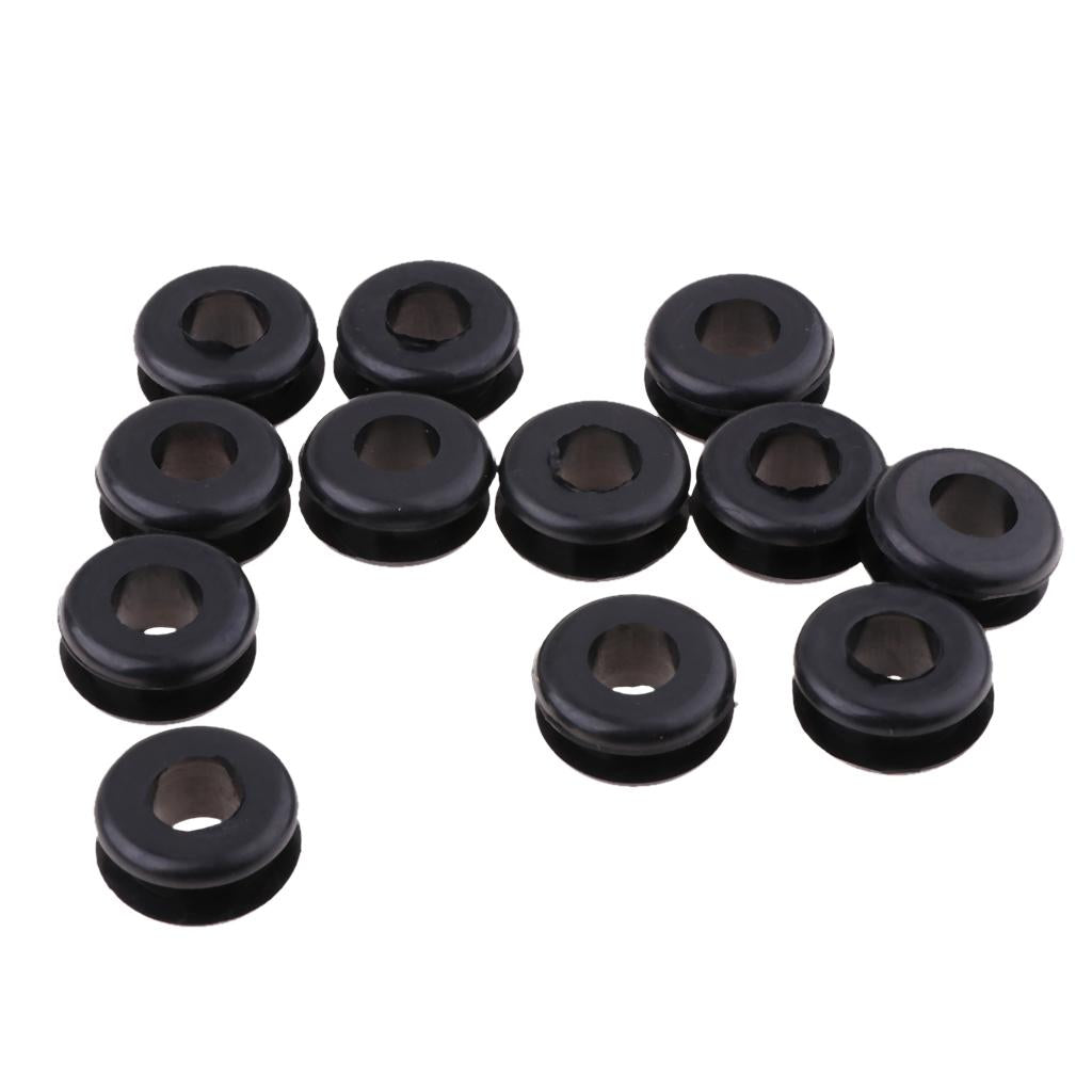 Flatside Rubber Gas Fuel Tank Mounts Pack for Harley Softail 1984-1999 