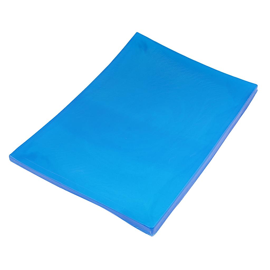Motorcycle Seat Gel Pad Blue Shock Absorption Mats Cushion Seating 48x35x2cm