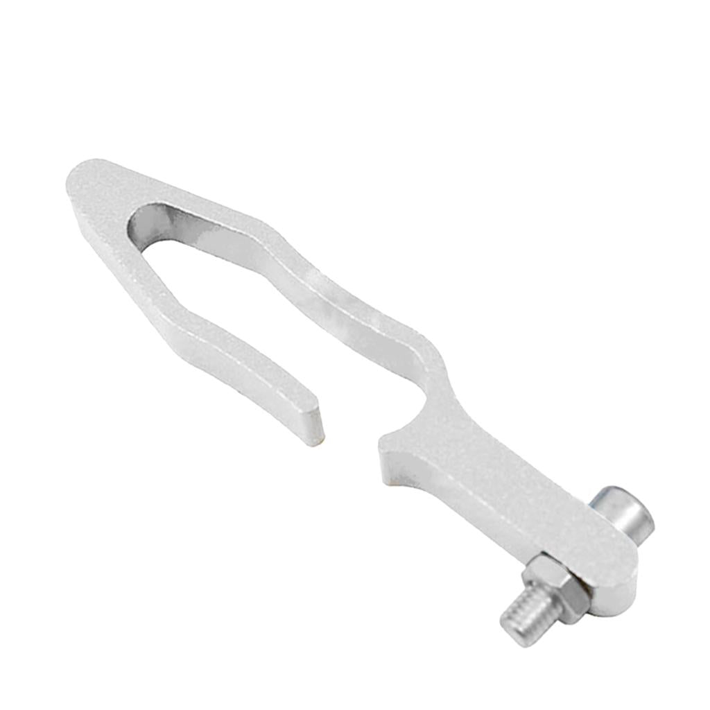 Motorcycle Motorbike Throttle Brake Cable Clamp Odometer Bracket Silver