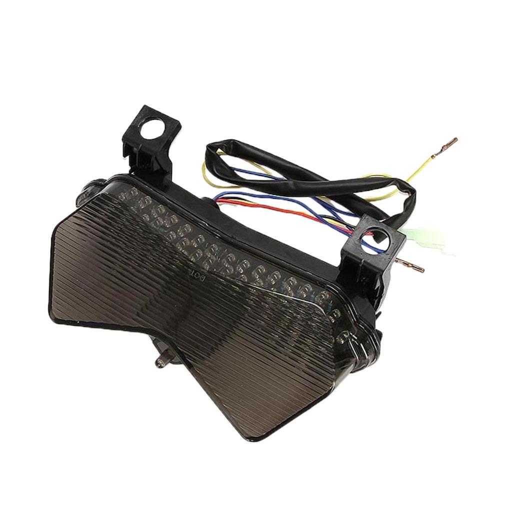 Motorcycle LED Brake Signal Tail Light for Kawasaki ZX-6R Z750 Z1000 03-06 Smoke