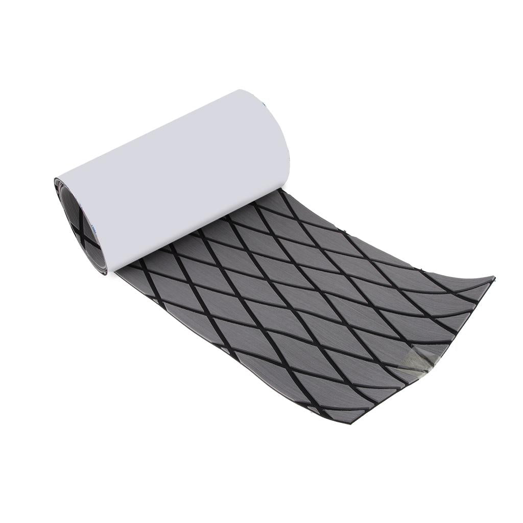 Boat Flooring Mat Faux Teak Decking Yacht Sheet Pad Cross Dark Grey
