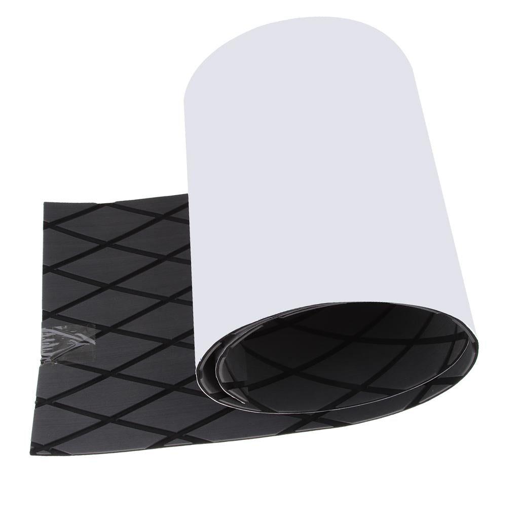 Boat Flooring Mat Faux Teak Decking Yacht Sheet Pad  Dark Grey+Black