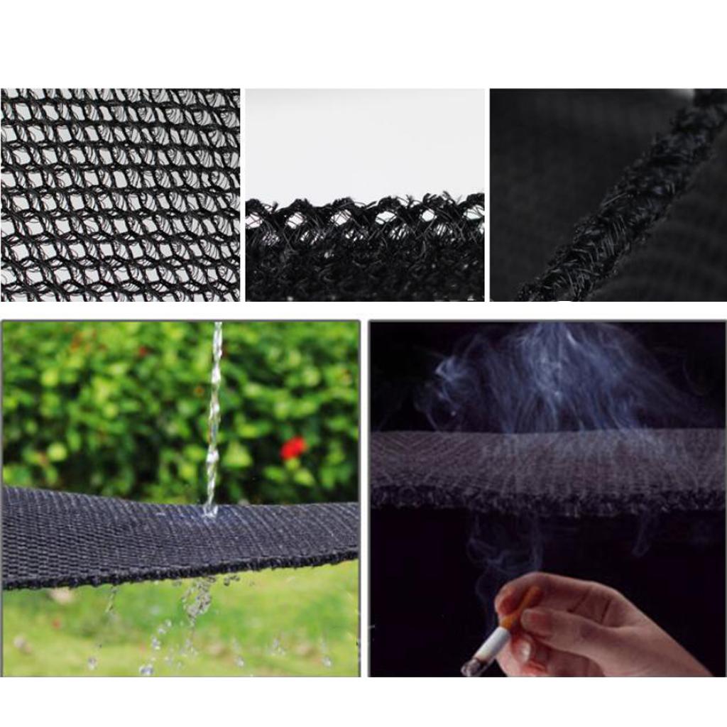 Motorcycle Helmet Padding Protection Net Cushion Breathable Lining Black