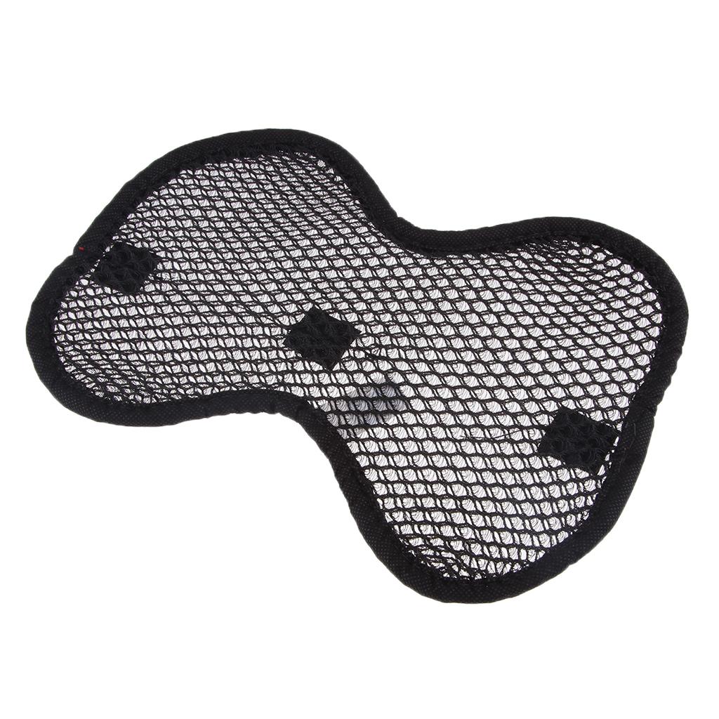 Motorcycle Helmet Padding Protection Net Cushion Breathable Lining Black