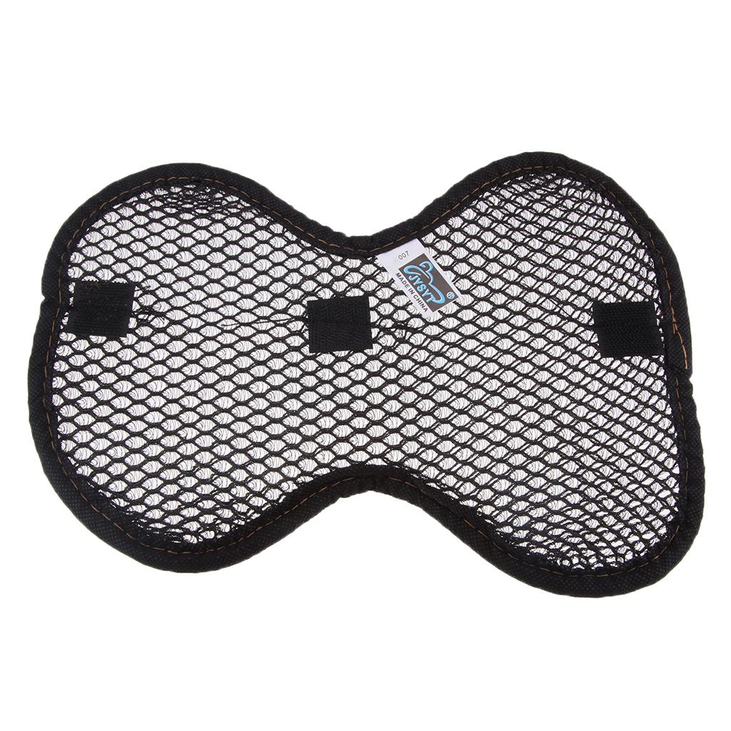 Motorcycle Helmet Padding Protection Net Cushion Breathable Lining Black