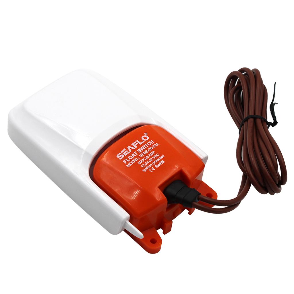 Seaflo Automatic Bilge Pump Float Switch 12v-32v 25 Amp