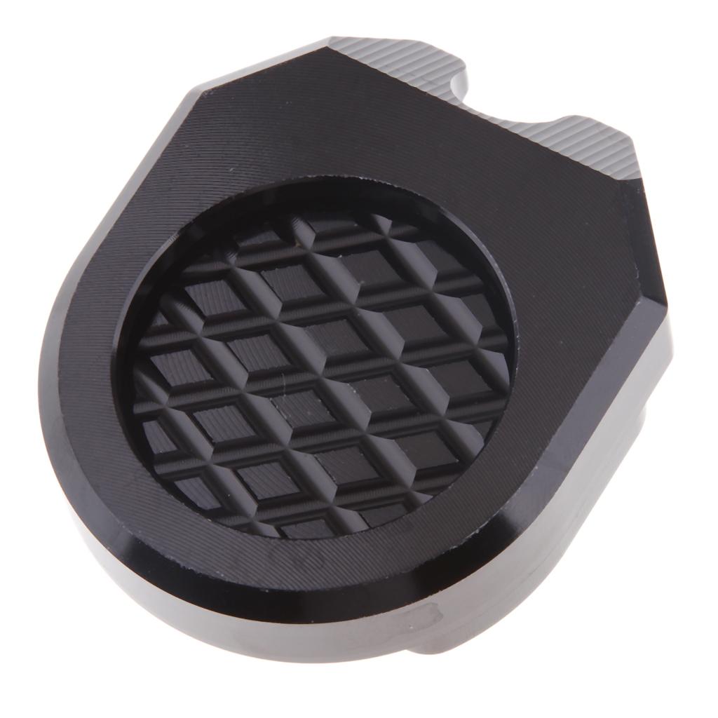 Motorcycle Kickstand Sidestand Stand Extension Enlarger Pad For Yamaha Black