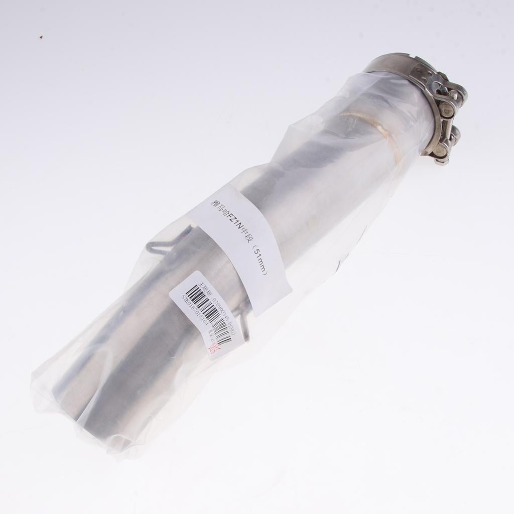 Motorcycle Exhaust Muffler Middle Link Pipe For Yamaha FZ1N FZ1000 2006-2015