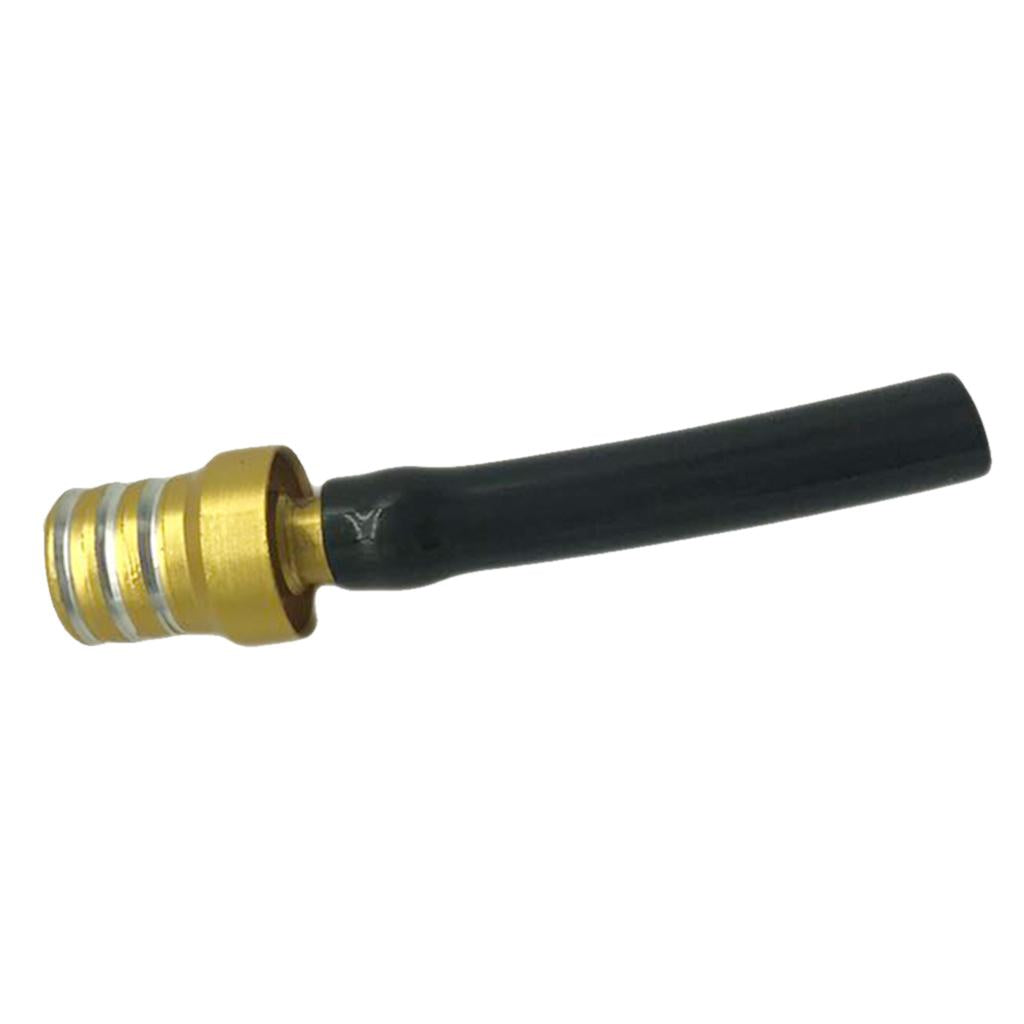 Universal Motorcycle Gas Fuel Tank Cap Valve Vent Breather Hose Tube Golden