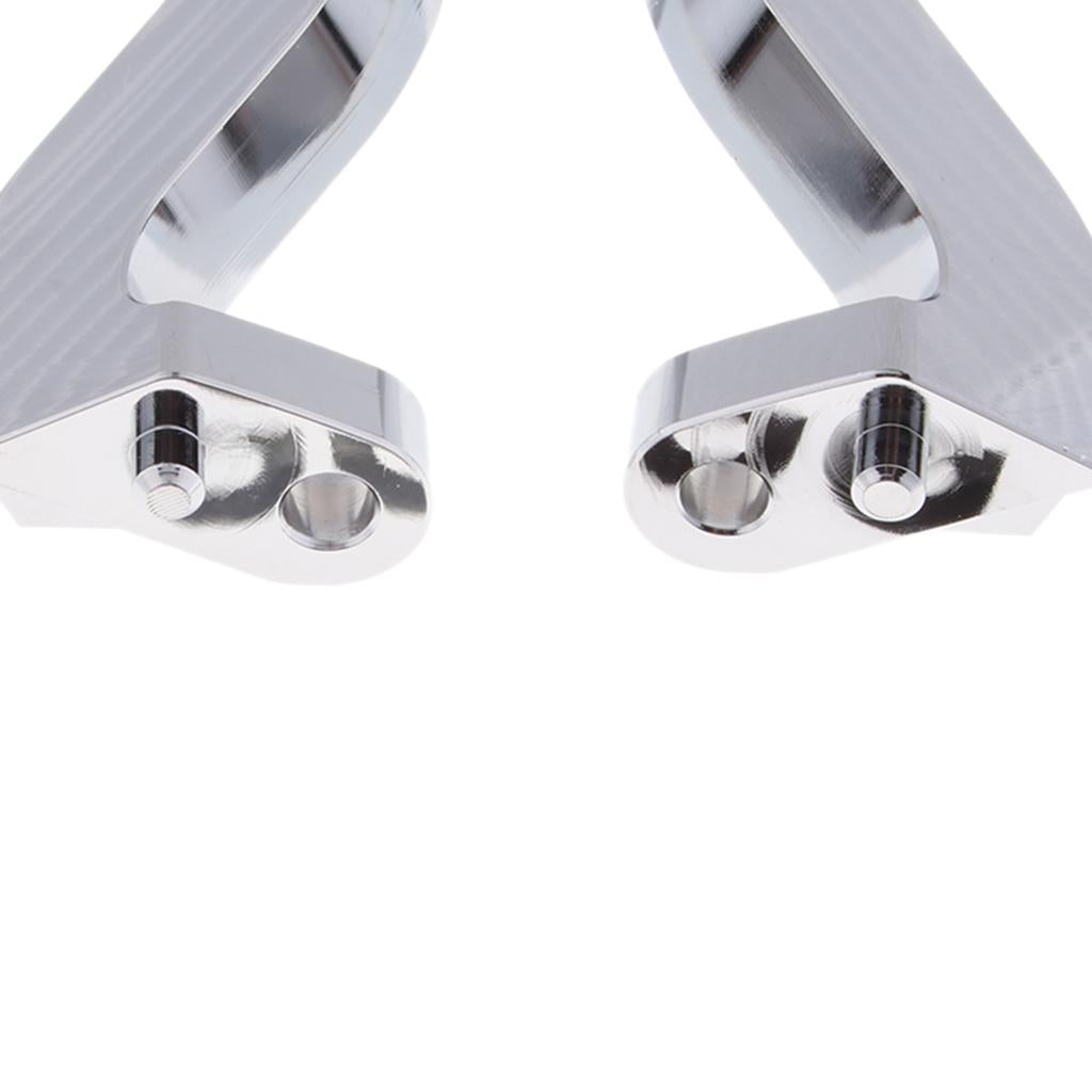 Chrome Passenger Rear Foot Peg Pedal Mount Bracket Kit for Harley 93-16