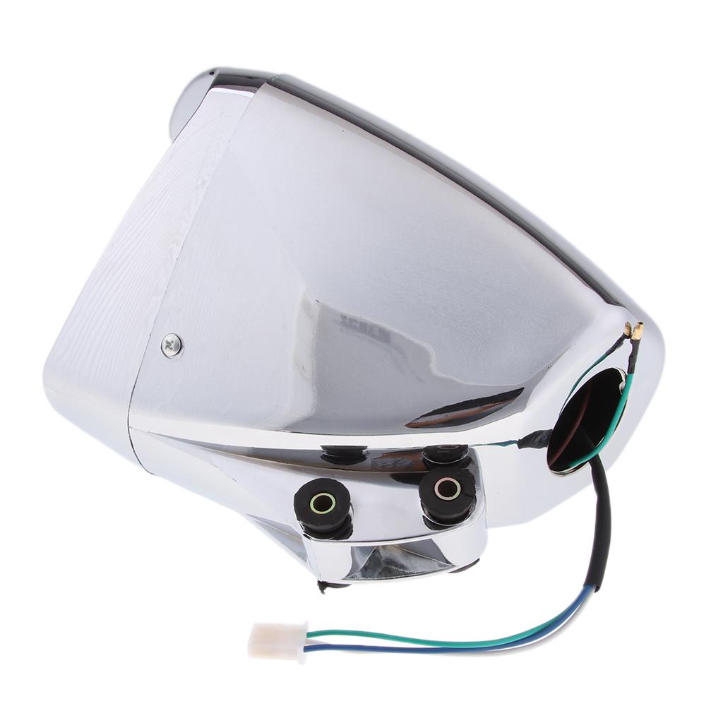 Motorcycle Chrome Headlight Lamp for Honda Magna 250 Steed VLX400/600 Custom