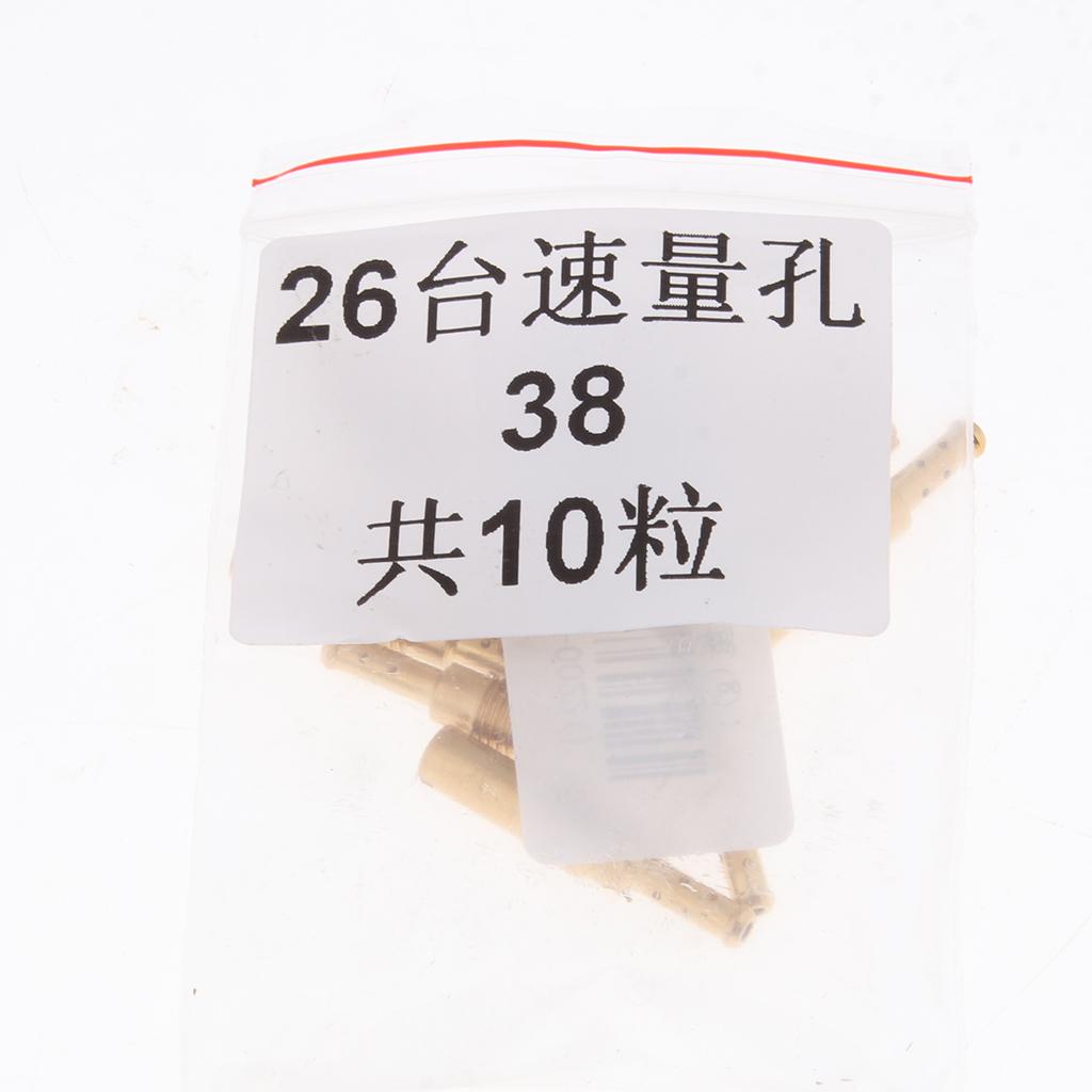 10x Carburetor Slow Pilot Jet 38 For Keihin OKO KOSO PWK CVK Fuel Carburetor