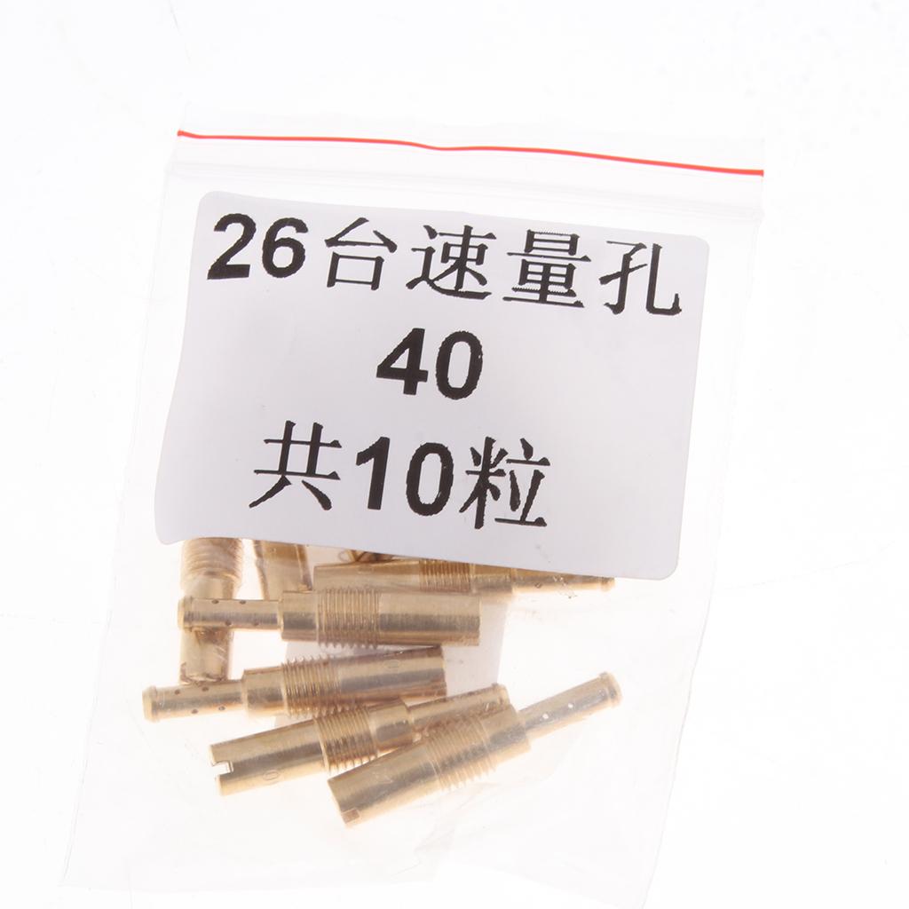 10pcs 40 Slow/Pilot Jet Vice Injector Nozzle for OKO KOSO PWK CVK Type PE 