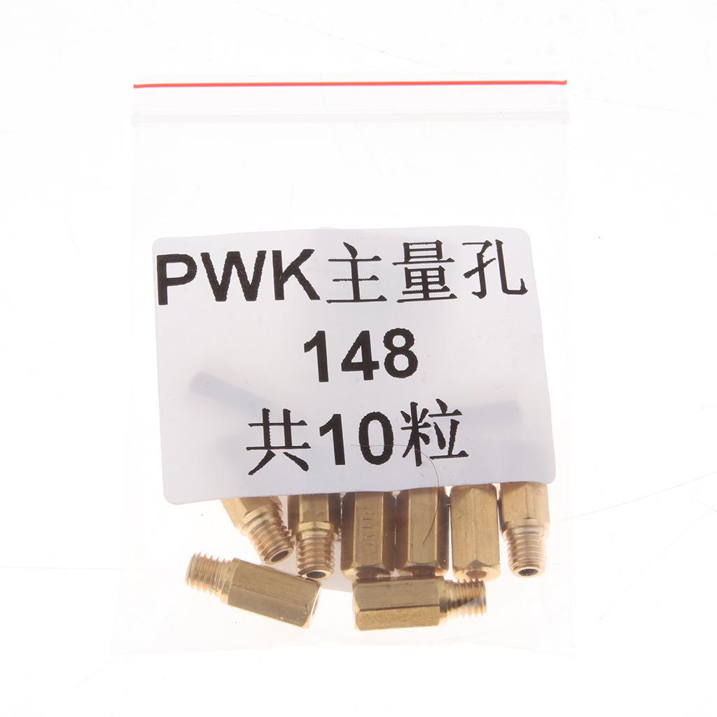 10Pcs Carburetor Main Jet 148 for Keihin OKO CVK KOSO PWK Fuel Carburetor