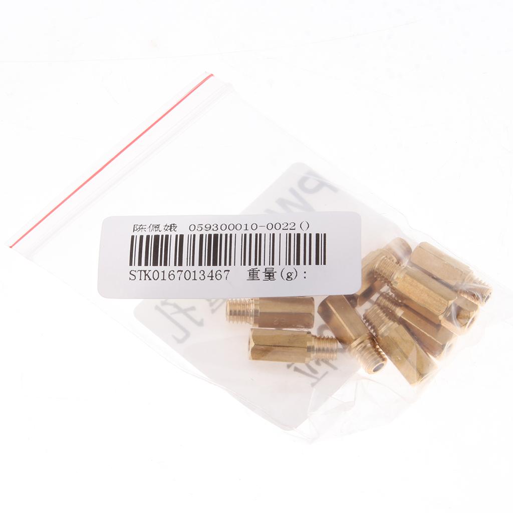 10 Pieces Carburetor Main Jet 162 for Keihin OKO KOSO PWK Fuel Carburetor