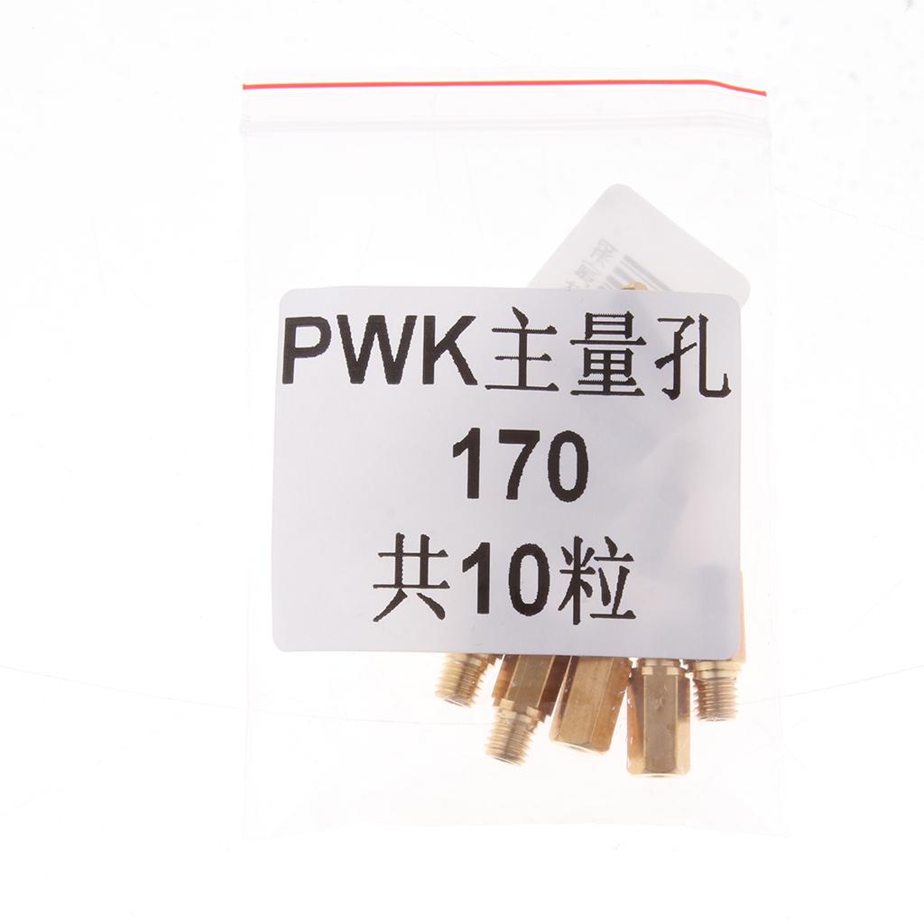10Pcs Carburetor Main Jet 170 for   OKO CVK KOSO PWK Fuel Carburetor