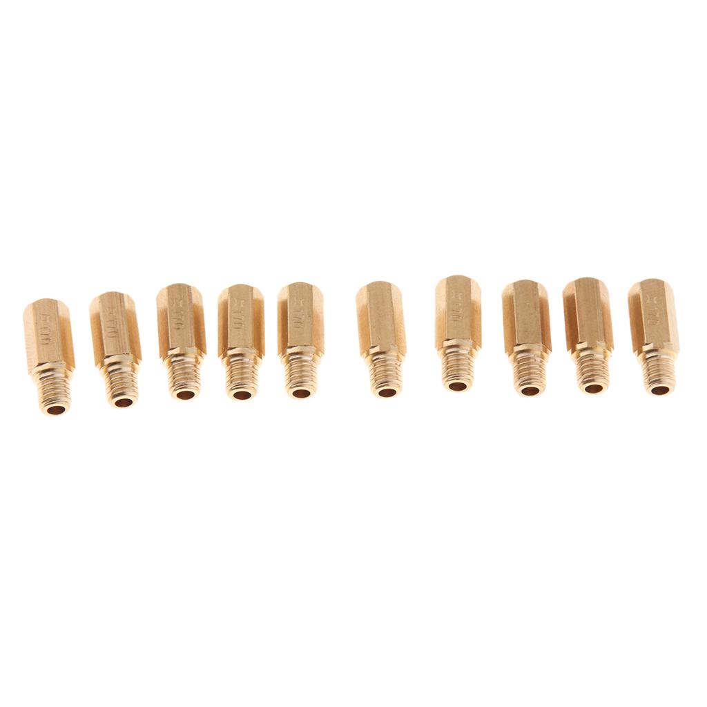 10Pcs Carburetor Main Jet 170 for   OKO CVK KOSO PWK Fuel Carburetor