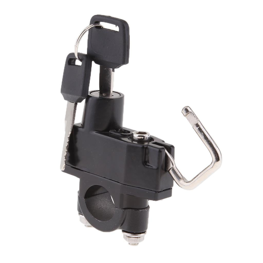 Universal Motorcycle Sports Bicycle Helmet Lock 7/8 22mm Bar For  "