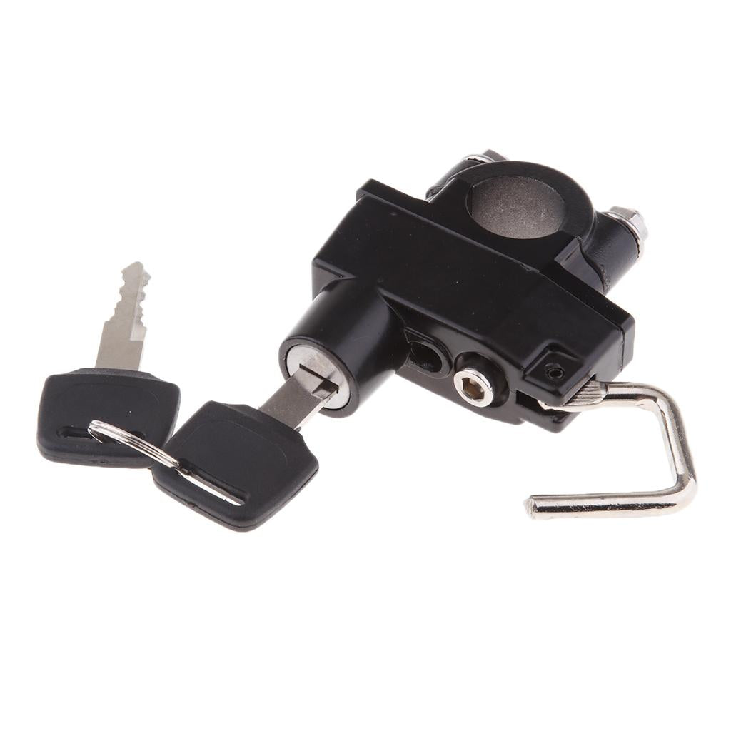 Universal Motorcycle Sports Bicycle Helmet Lock 7/8 22mm Bar For  "