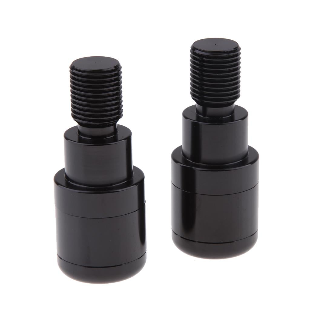 CNC Handlebar Grip End Plugs Cap Slider for Yamaha MT-07 MT-09 MT-10 MT-125 Black