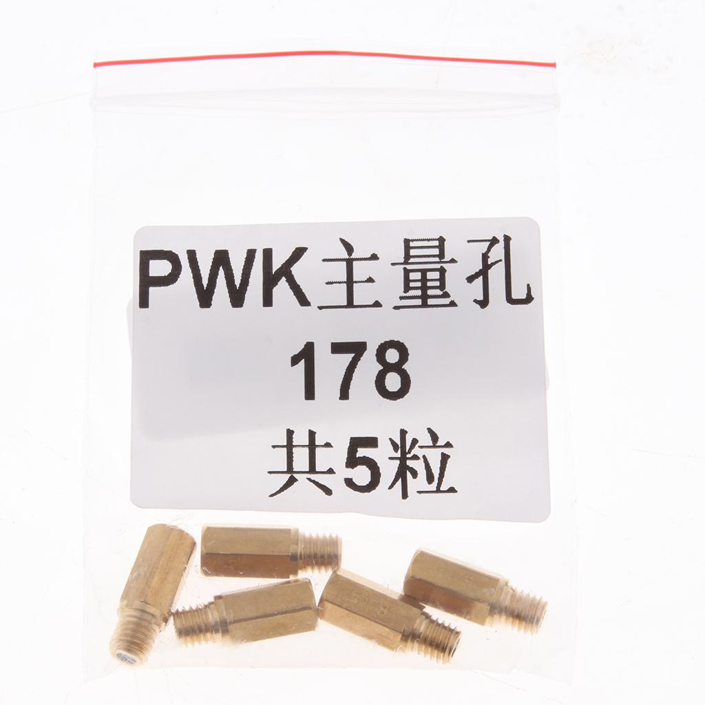 5pcs 178 Hexagon Main Injector Nozzle for Keihin Carburetor PWK FCR OKO KOSO