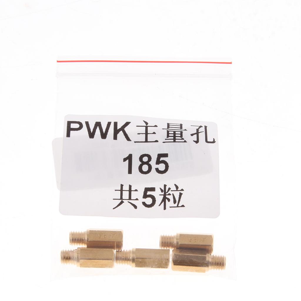 5x Motorcycle Main Jet Carburetor Kit 185 for Keihin PWK OKO Carb